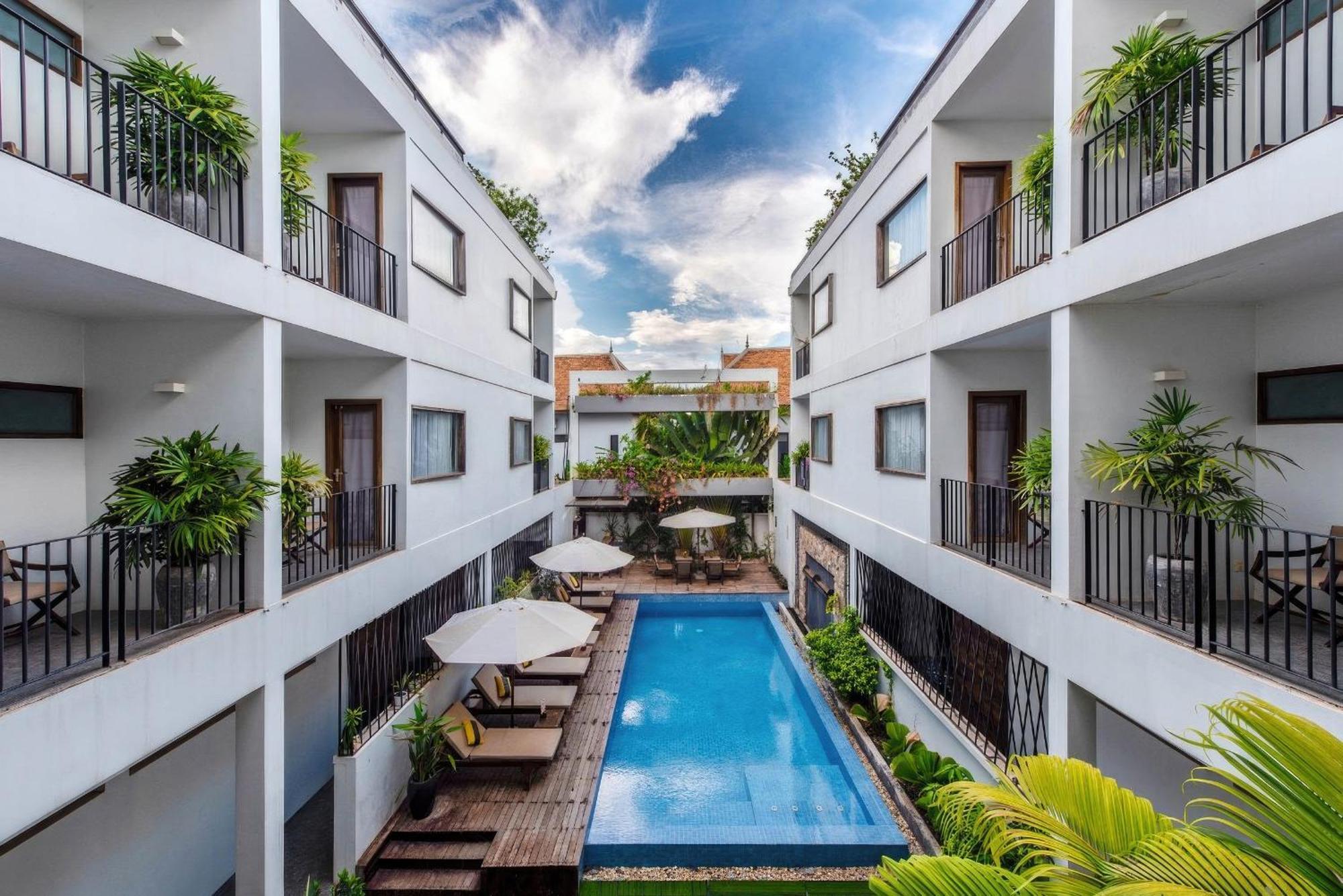 The Calm Oasis Hotel เสียมราฐ ภายนอก รูปภาพ